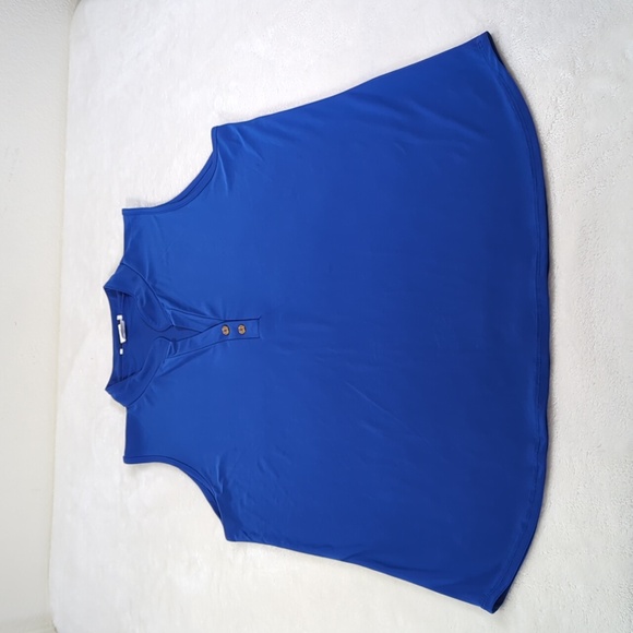 Soft blue dressy tank Top L / XL - Picture 1 of 2